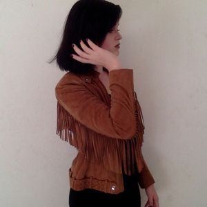 Goat Suede Fringe Jacket